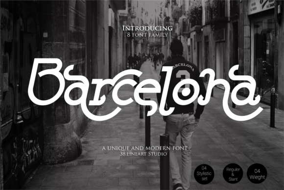 Barcelona Family: A Bold, Elegant Typeface