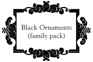 Black Ornaments Family: Enhancing Workflow and Creativity