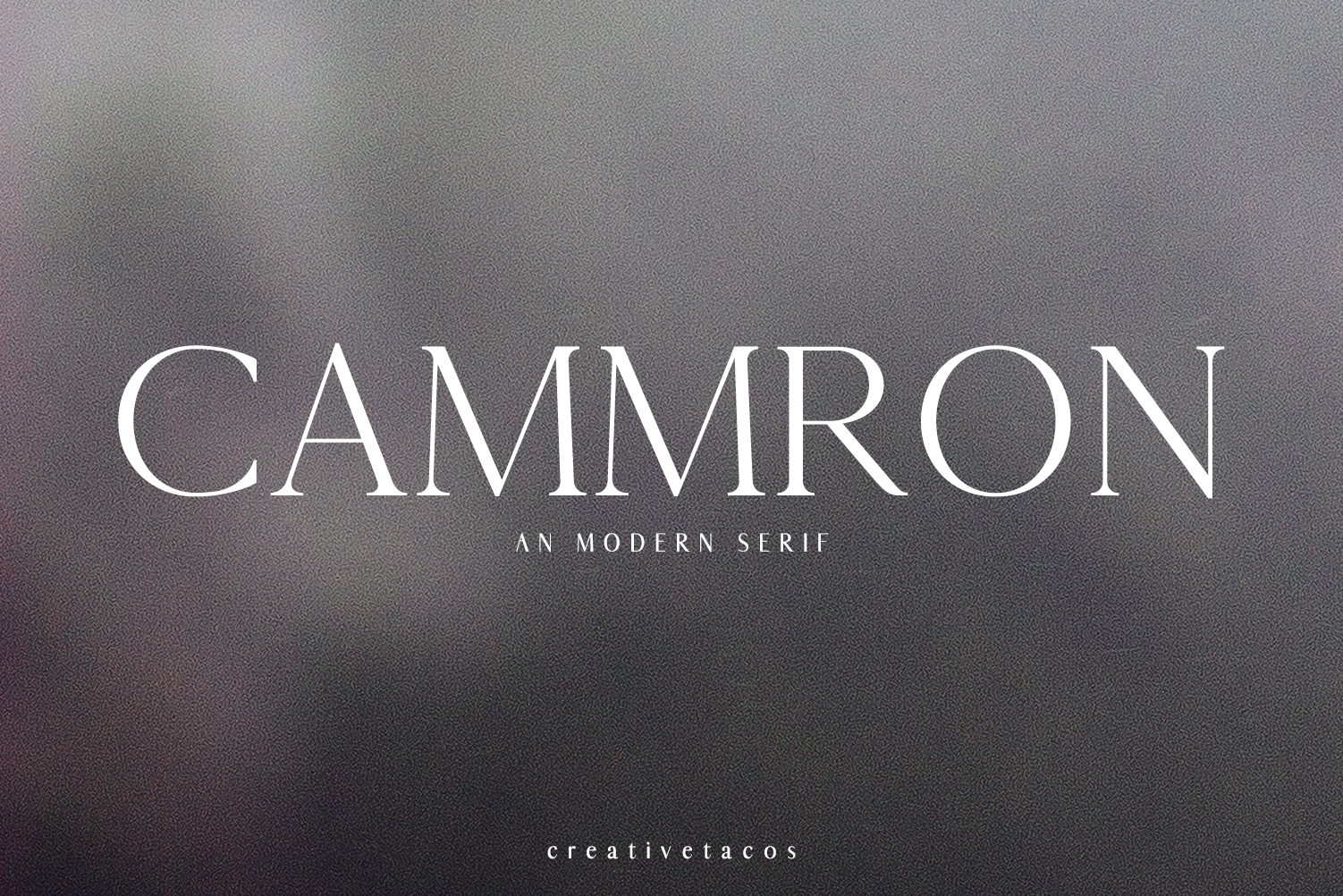 Cammron: A Bold, Stylish Typeface