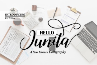 Hello Junita: A Bold and Elegant Display Font