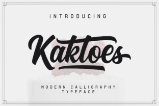 Kaktoes: A Bold, Handwritten Font for Creative Expression
