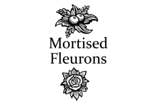 Mortised Fleurons